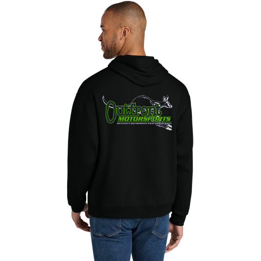 Outfront Motorsports Logo Black Pullover Hoodie