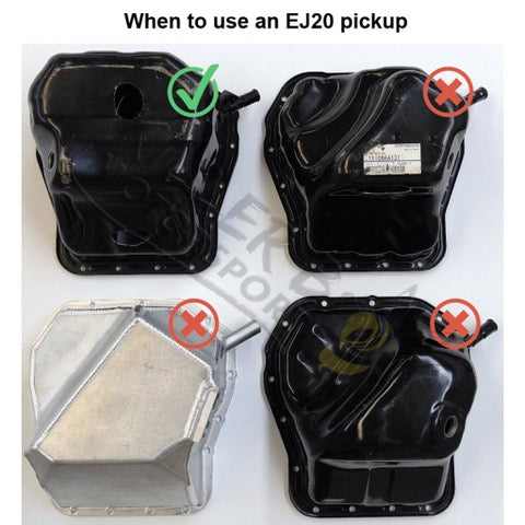 Killer B Motorsports Ultimate Oil Pickup for EJ20 “Flat Bottom” Pan
