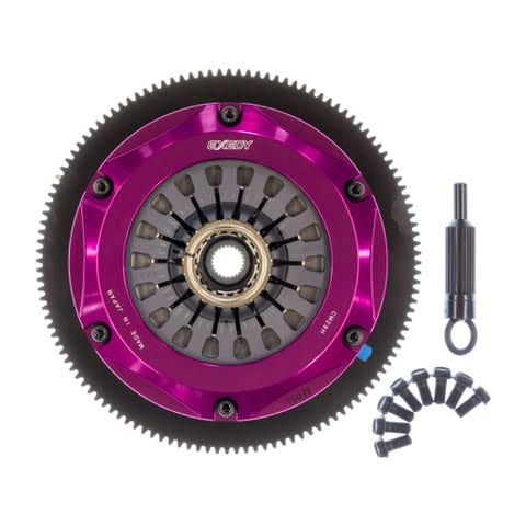 Exedy Stage 4 Heavy Duty Twin Metallic Disc Clutch Kit STI 04-17