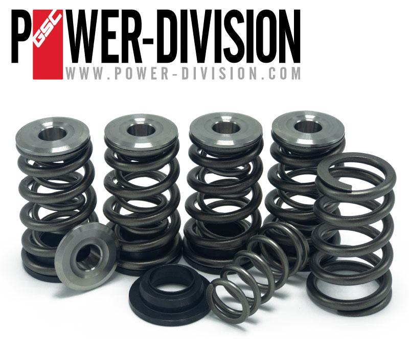 GSC Power-Division Dual Conical Valve Spring set with Titanium Retainer & Chromoly Seats for the Subaru EJ