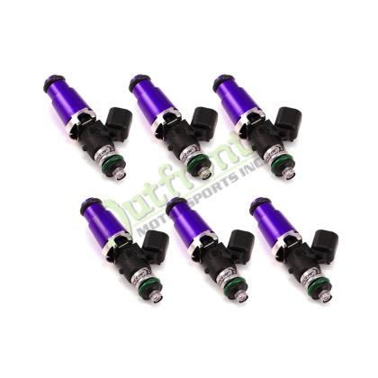 Injector Dynamics ID1050X Injector Set of 6 For EZ30-36 With Outfront Fuel Rails 14mm O-Ring Long