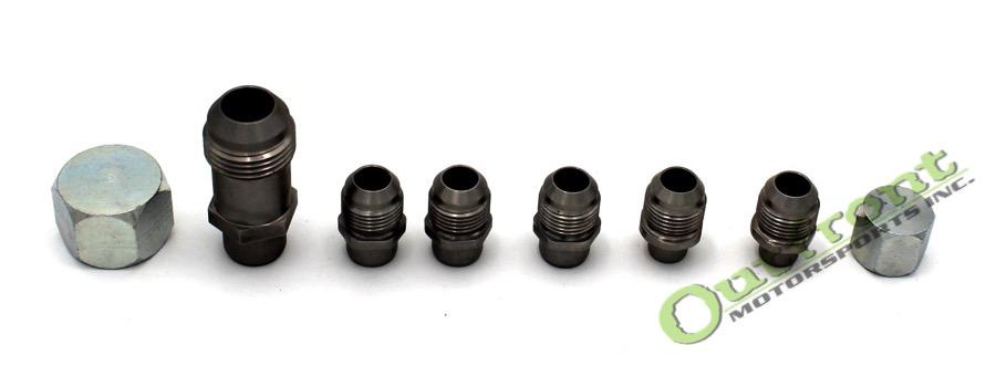 Outfront Motorsports EJ AN Engine and Valve Cover Breather Fitting Set