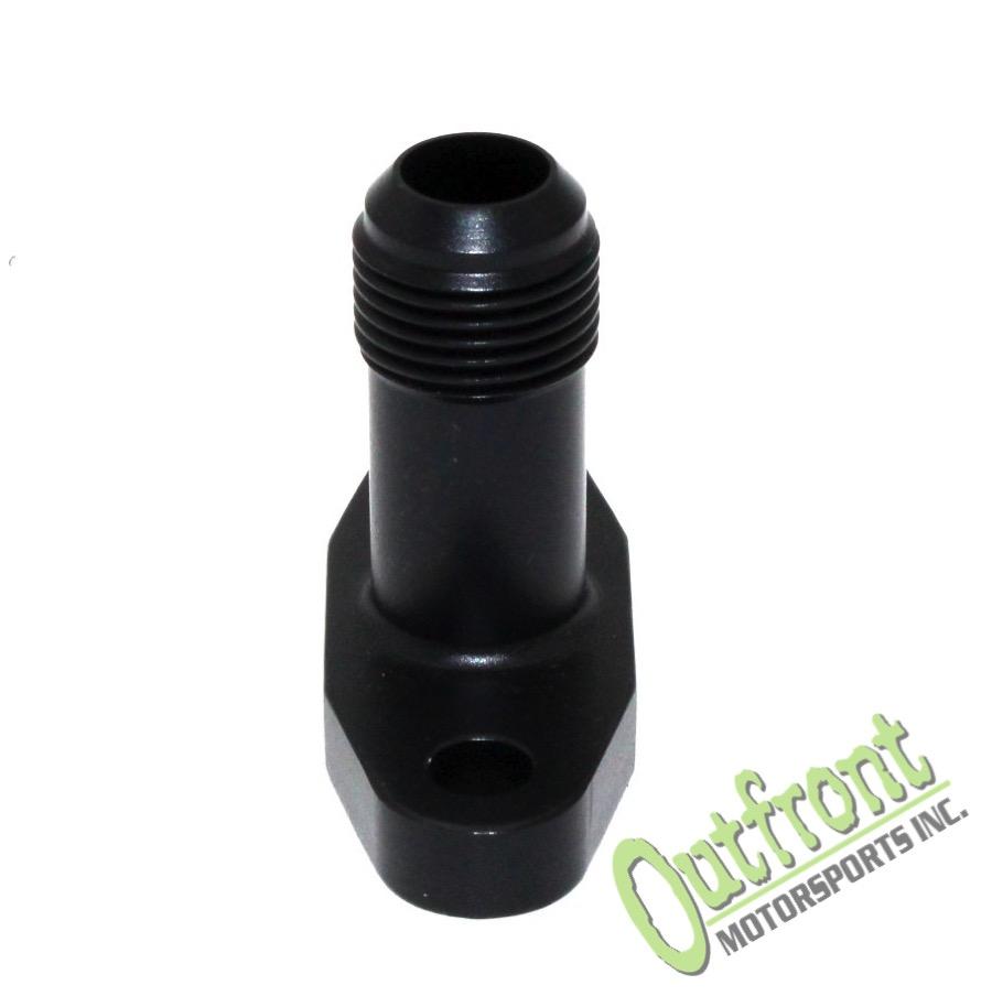 Oil Return (Drain) Fitting W- Long -10 AN Fits T3 GT37, GT40, GT42, GT45 GTX42 GTX45