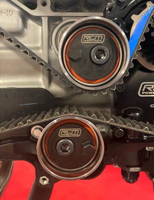 RCM Dual Bearing Eccentric Adjustable Timing Belt Idler Bearing Set