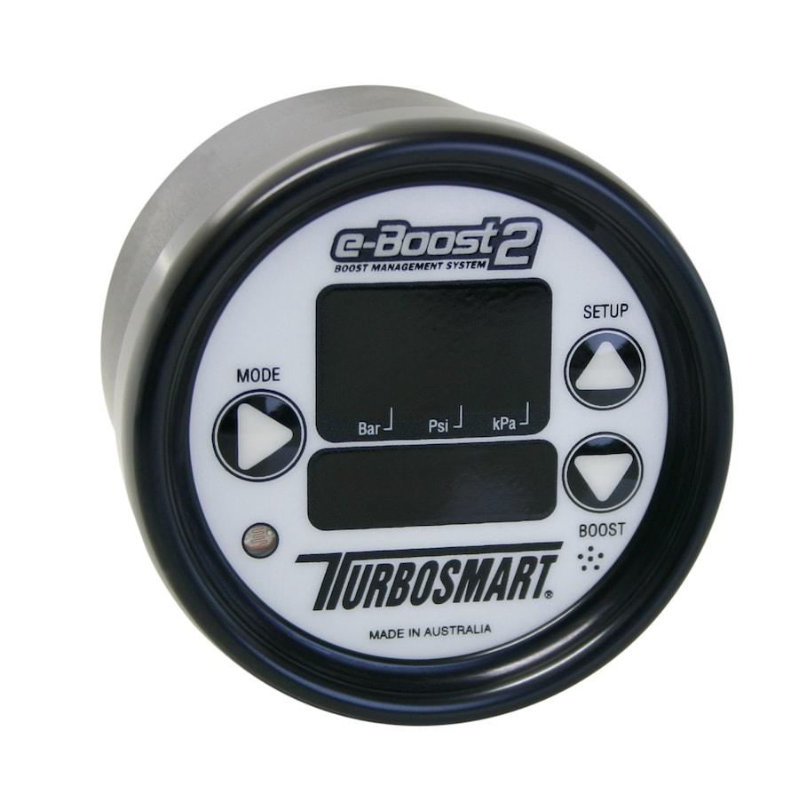 Turbosmart 66mm e-Boost2 Electronic Boost Controller White Face Black Bezel