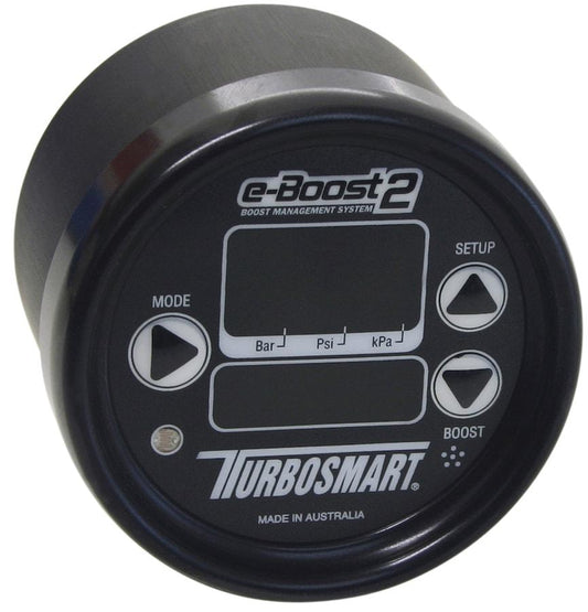 Turbosmart 66mm e-Boost2 Electronic Boost Controller Black Face Black Bezel