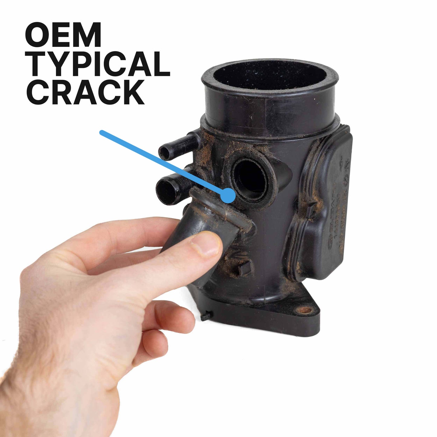 OVERTAKE Aluminum Turbo Inlet - Subaru 2015-2021 WRX, 2014-2018 Forester XT