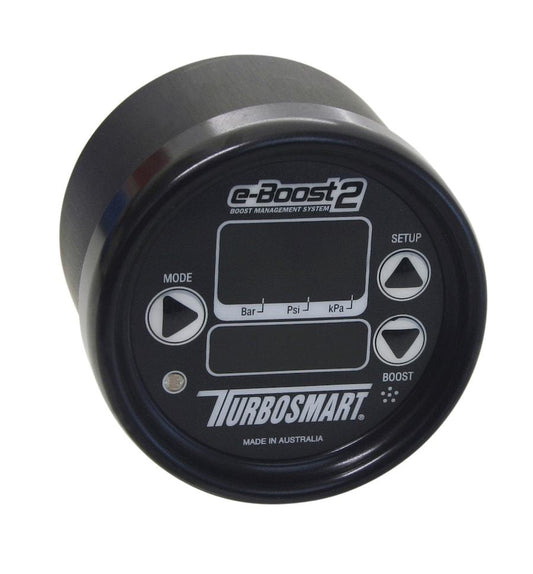 Turbosmart 60mm e-Boost2 Electronic Boost Controller Black Face Black Bezel