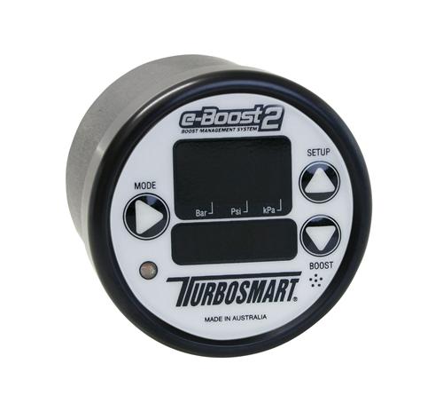 Turbosmart 60mm e-Boost2 Electronic Boost Controller White Face Black Bezel